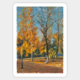 Golden autumn Sticker